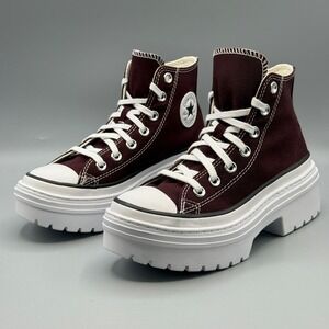 Converse Women's 5 Sneakers Bloodstone High CTAS Lugged Heel Platform A09401C